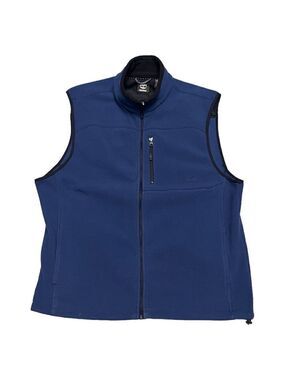 Timberland Fleece Outdoor Designer Blue Casual Light Hiking Vest Mens XL